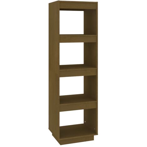 vidaXL Libreria/Divisorio Ambra 40x35x135 cm in Legno Massello di
