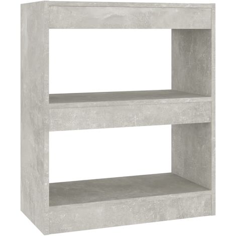 vidaXL Libreria/Divisorio Grigio Cemento 60x30x72 cm (1/5)
