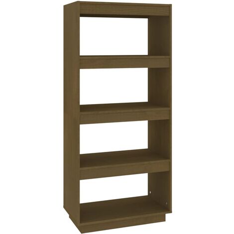 vidaXL Libreria/Divisorio Ambra 60x35x135 cm in Massello di Pino