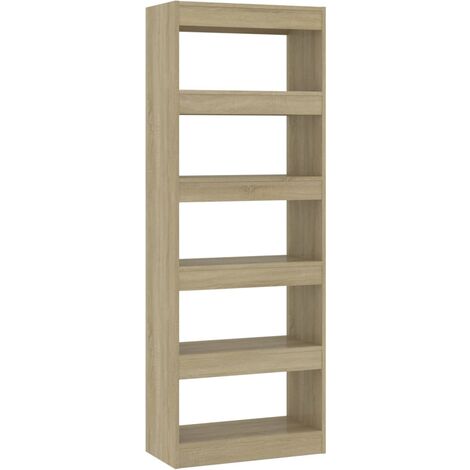 vidaXL Libreria/Divisorio Rovere Sonoma 60x30x166 cm in Truciolato