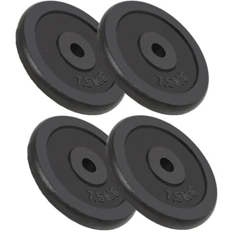 Dischi per Pesi 4 pz 4x7,5 kg in Ghisa vidaXL 383641