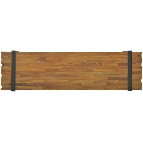 Tavolino da Salotto in legno massello + ruote design rustico varie misure  dimensioni : 110x30x32,5 cm