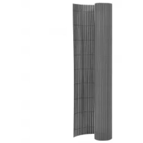 vidaXL Recinzione da Giardino a Doppio Lato 110x400 cm Grigia