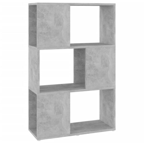 vidaXL Libreria/Divisorio Grigio Cemento 60x24x94 cm in Truciolato