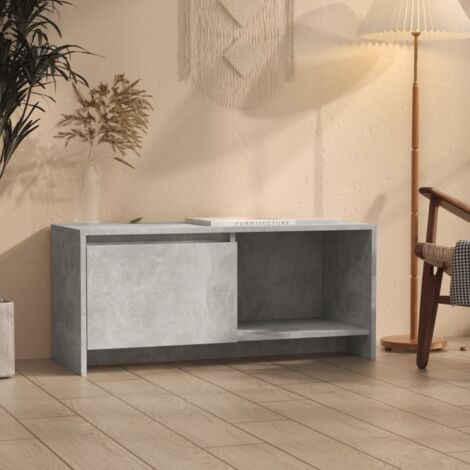 vidaXL Mobile TV Grigio Cemento 90x35x40 cm in Truciolato (1/6)