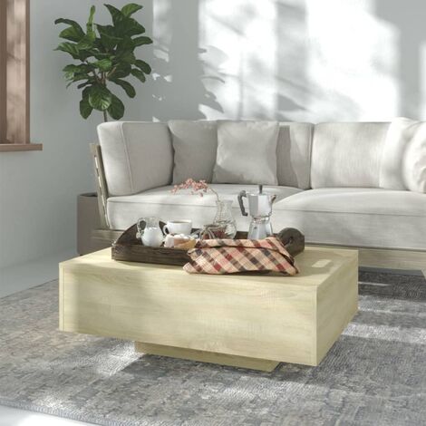 Tavolino da Salotto 85x55x31 cm in Legno dal design elegante vari colori  colore : Marrone