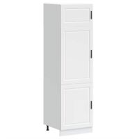 vidaXL Armadio da Cucina Porto Bianco in Legno Multistrato