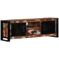 vidaXL Mobile Porta TV 100x30x35 cm in Legno Massello di Recupero