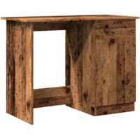 vidaXL Scrivania Legno Antico 100x50x76 cm in Legno Multistrato