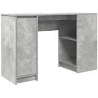 vidaXL Scrivania Grigio Cemento 120x42x76 cm in Legno Multistrato