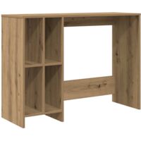 vidaXL Scrivania Rovere Artigianale 102,5x35x75cm in Legno