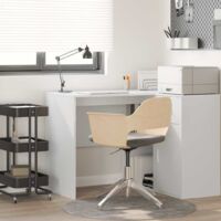 vidaXL Scrivania Bianco 102 x 50 x 75 cm Legno multistrato