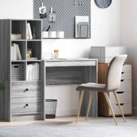 vidaXL Scrivania Altro Grigio sonoma 80 x 40 x 76 cm Legno multistrato