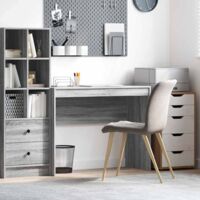 vidaXL Scrivania Grigio sonoma 100 x 40 x 76 cm Legno multistrato