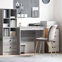 vidaXL Scrivania Altro Grigio sonoma 80 x 50 x 76 cm Legno multistrato