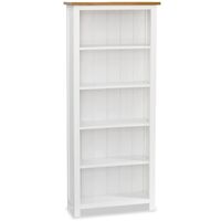 Modern two-color bookcase in the living room Solid Oak various sizes dimensioni : 60x22.5x140 cm