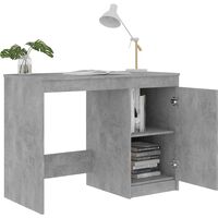 100x50x76 cm in modern wooden desk with door and drawer various colors dimensioni : Cemento