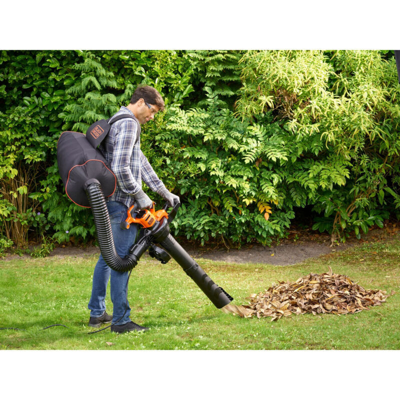 Aspirateur souffleur électrique à fil + Souffleur option broyeur 3000W 3