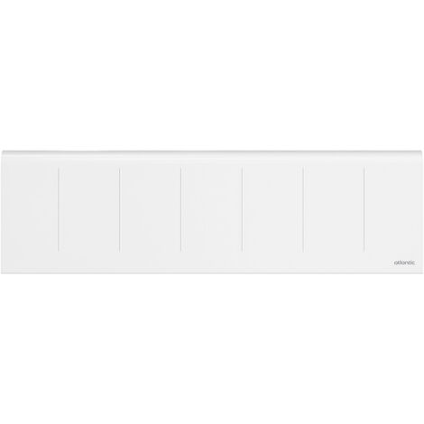 Atlantic – Radiateur à inertie connecté 1000W – Plinthe en fonte – Dimensions 1030x300x120mm – Contrôle via application Cozytouch – Fonction hors-gel