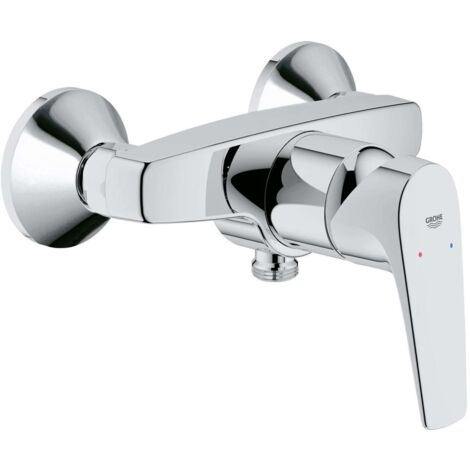 Mitigeur monocommande douche mécanique – Finition StarLight Chrome – Levier métallique – Cartouche GROHE LongLife 46 mm – 23771000