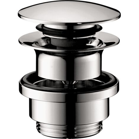 Bonde de Lavabo Pop-up avec Trop-plein, Vidage Clapet Push Open Pour Lavabo en Laiton, Chromé G 1-1/4 - DDTP02TY