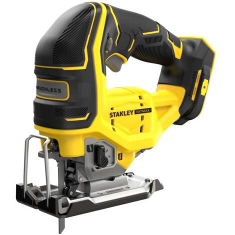 Stanley – Scie sauteuse 18V brushless avec 2 batteries 4Ah – 2500 cps/min – Profondeur de coupe 25,4 mm – SKU SFMCS650BXJ