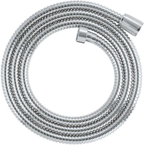 Grohe – Flexible de douche métal 1,75m – Résistance à la pression 5 bars – Technologie AntiFold – Raccordement G 1/2' x 1/2'