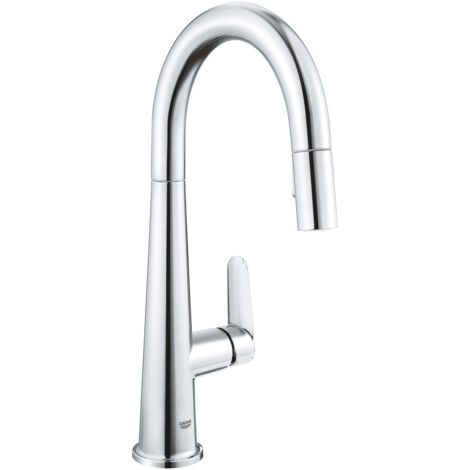 [JAMAIS UTILISÉ] GROHE Veletto Mitigeur monocommande Evier douchette extractible 30419000 (1/5)