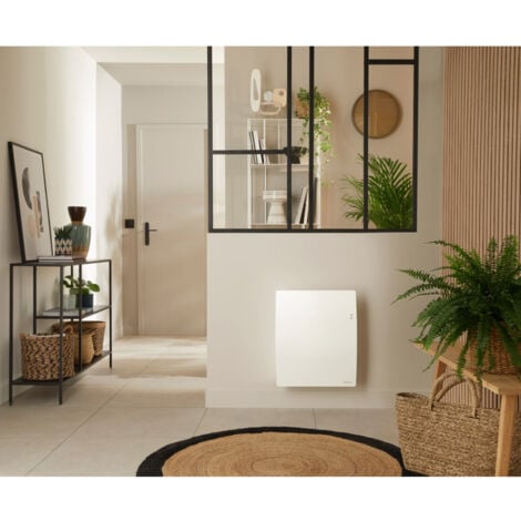 Radiateur bloc aluminium ATLANTIC Agilia - 1000W - Horizontal - Blanc Carat