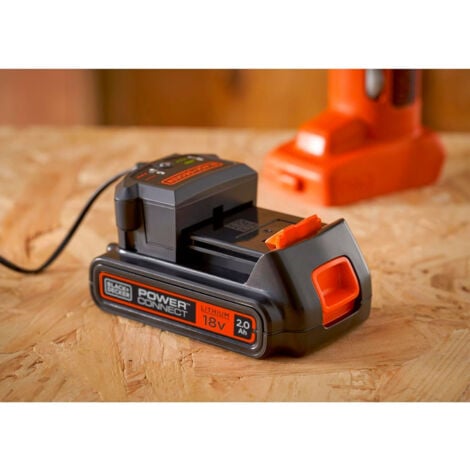 Batterie lithium - Tension 18 V - 2,0 Ah BLACK+DECKER BL2018-XJ