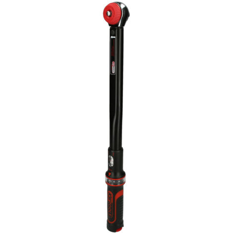 Ks Tools – Clé dynamométrique ERGOTORQUE 1/4'' 1-5Nm – Précision ±3% – Mécanisme de cliquet 30 dents – Corps en acier laqué bleu