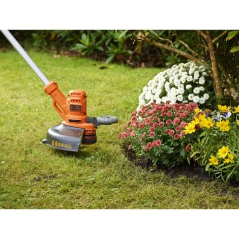 BLACK+DECKER Coupe-bordure filaire 550 W, 30 cm + rallonge electrique de 10 m - BESTA530C10-QS