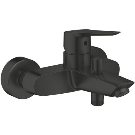 Mitigeur de baignoire 322782432 noir mat – Montage mural – Entraxe 150mm – Cartouche céramique GROHE SilkMove 35mm (1/10)