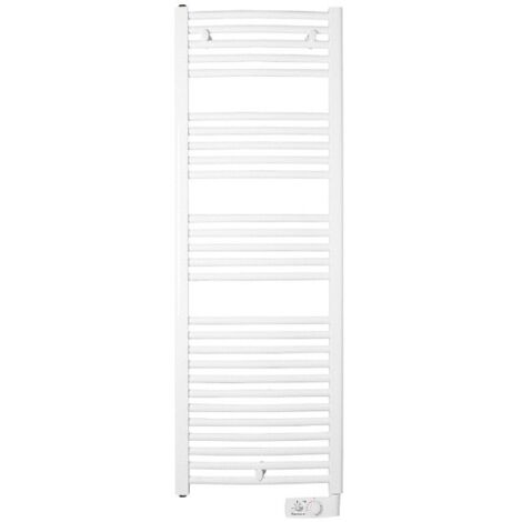 Thermor – Sèche-serviettes électrique étroit 300W – Dimensions 899 x 400 x 83 mm – Acier blanc brillant – Programmation personnalisable 7 programmes