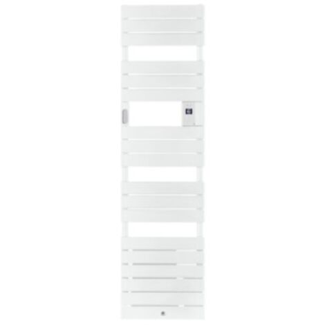 Thermor – Radiateur sèche-serviettes électrique étroit 750W blanc satin – Technologie 3CS pour séchage rapide – Connecté via Cozytouch – 498223