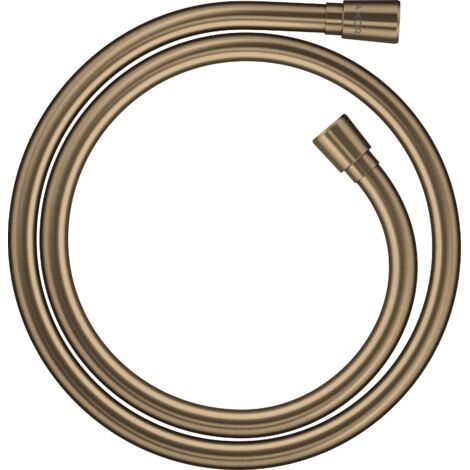 Hansgrohe – Flexible de douche 200 cm – Plastique synthétique effet métal – Protection anti-pliure – Écrous coniques 1/2' tournants