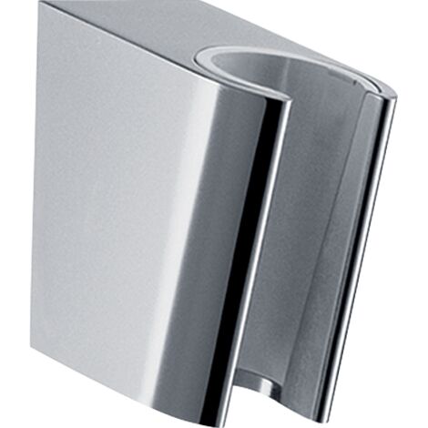 Hansgrohe – Support de douche chromé 28331000 – Dimensions 37x50x61mm – Inclinaison 16° – Compatible avec flexibles à embout conique