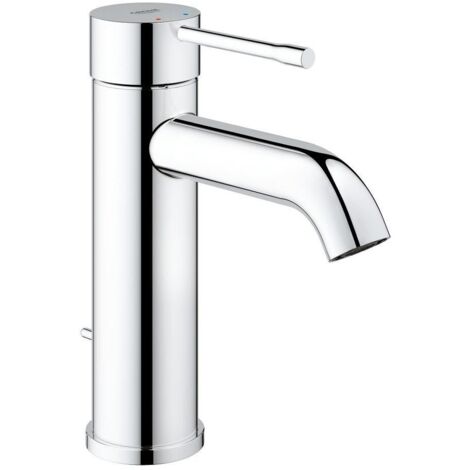 Mitigeur monocommande lavabo taille S finition chrome GROHE StarLight – Installation monotrou – Débit 5,7 l/min – 23589001