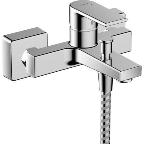 Hansgrohe – Mitigeur bain douche mural chromé – Finition métal – Entraxe 150mm – Inverseur bain/douche – 71450000