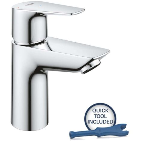 Mitigeur de lavabo monocommande 23900001 – Finition chromée GROHE StarLight – Débit 5 l/min – Installation monotrou sur plage