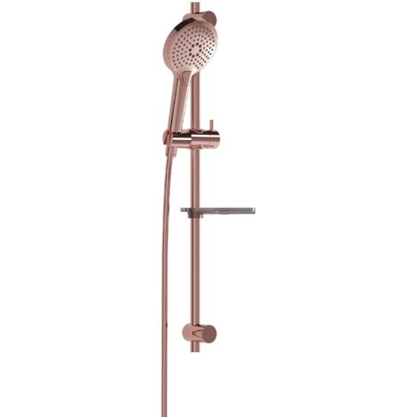 VitrA Bliss set de douche Cuivre (douchette, flexible et barre)
