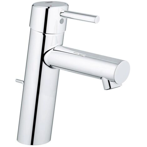 Mitigeur de lavabo 23450001 taille M – Finition chromée – Levier métallique – Cartouche céramique 28 mm avec GROHE SilkMove