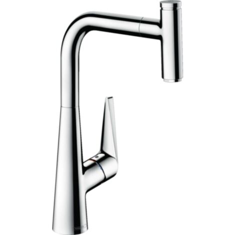 HANSGROHE Talis Select S 300 Mitigeur cuisine avec douchette extractible chromé 72821000 (1/10)