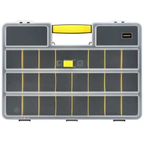 Stanley – Organiseur 25 compartiments amovibles – Dimensions 45,7 x 32,7 x 7,9 cm – Charge max 7 kg – Séparateurs personnalisables pour rangement