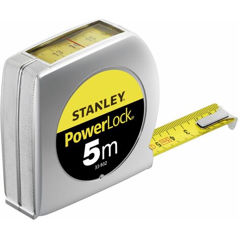 Mètre mesure à ruban Stanley Fatmax avec crochet magnétique 5 m x