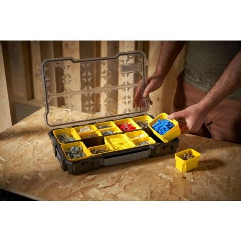 Organiseur - Etanche - 14 Compartiments Amovibles - FATMAX - STANLEY, FMST1-75779