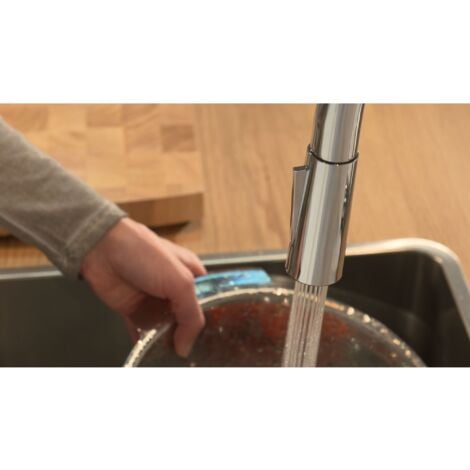 HANSGROHE Talis S 200 Mitigeur cuisine avec douchette extractible chromé 72813000