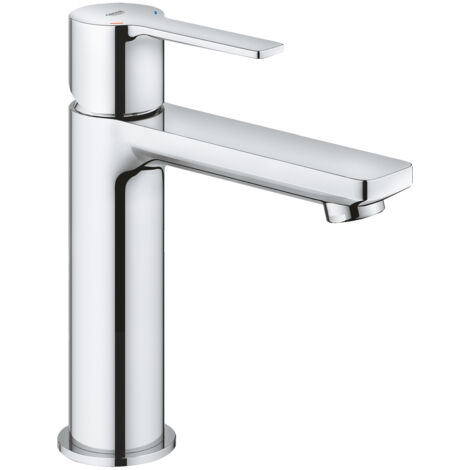 Grohe – Mitigeur de lavabo monocommande 23106001 – Finition chromée – Hauteur 180 mm – Cartouche céramique SilkMove – Mousseur SpeedClean 5,7 l/min