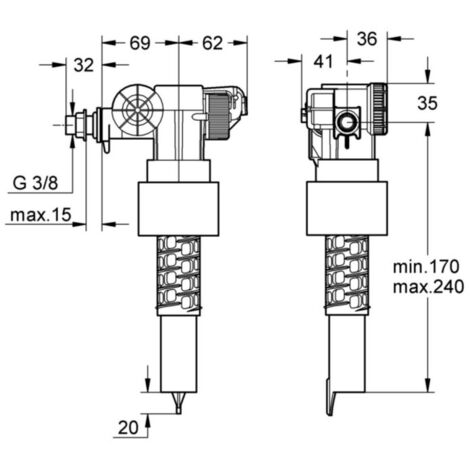 GROHE Robinet flotteur 37322000