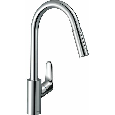 HANSGROHE Mitigeur De Cuisine 240 Avec Douchette Extractible 2 Jets   32759150 1 